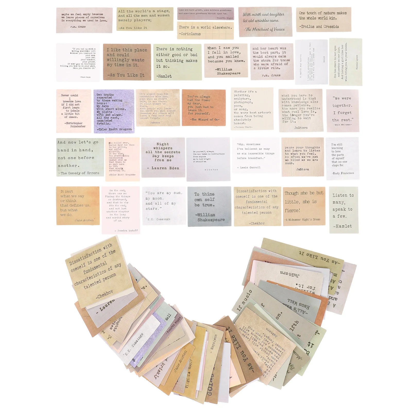 

60 шт., наклейки с мотивационными цитатами, винтажные вдохновляющие слова, скрапбукинг, сделай сам, наклейка-планировщик, журнал, принадлежности с цитатами