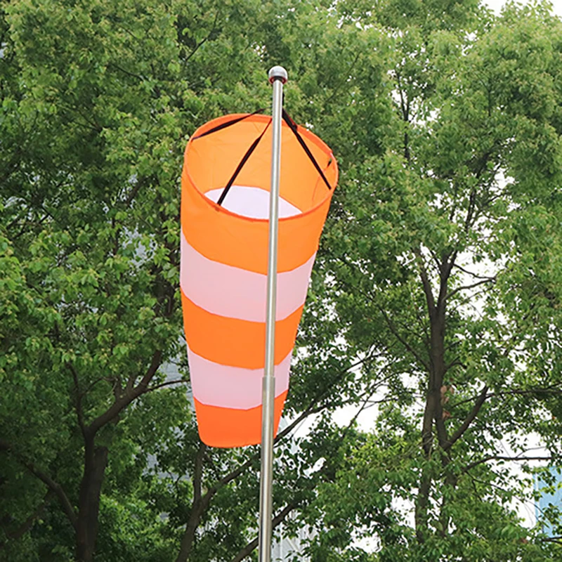 Reflective Windsock Outdoor Scratchproof Windproof Fluorescent Reflective Windsock Weathervane Wind Vane 60/80/100/150CM/200CM