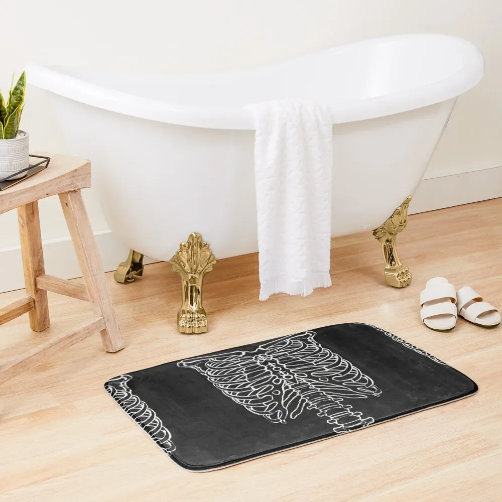 

Skeleton Bath Mat Floors Living Room Rugs Showers Living Room Rug Mat