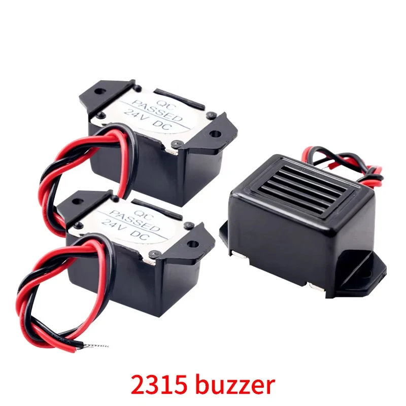 1 個アラームブザー 2315 DC 3V 6V 9V 12V 24V 90dB ミニ電子アラームブザー高デシベル振動アラーム音ライン長さ 10 センチメートル