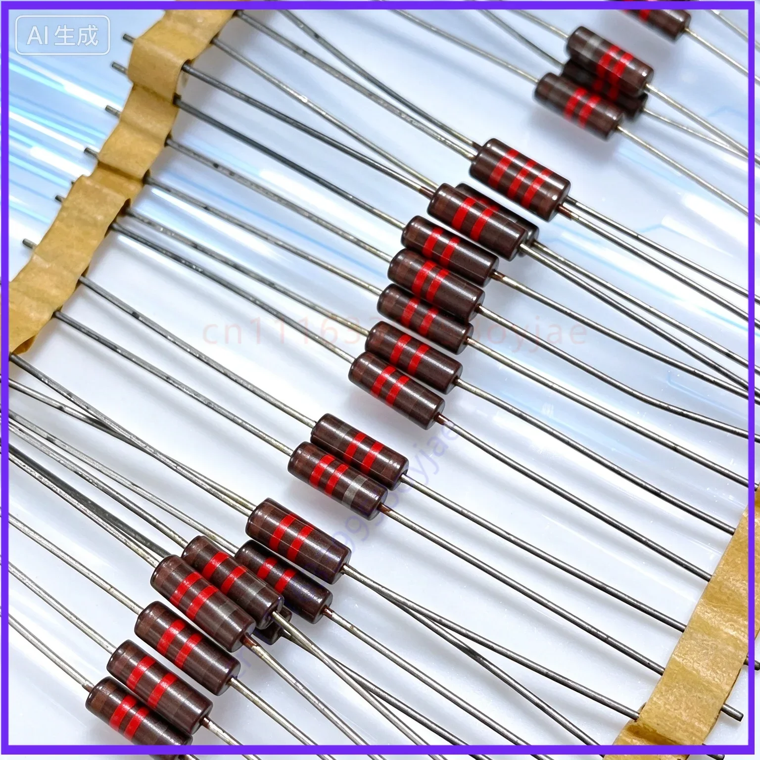 Genuine AB 1/2W 1K 1.2K 1.5K 1.8K 2.7K 3.3K 4.7K 6.8KR for audio resistors  200pcs