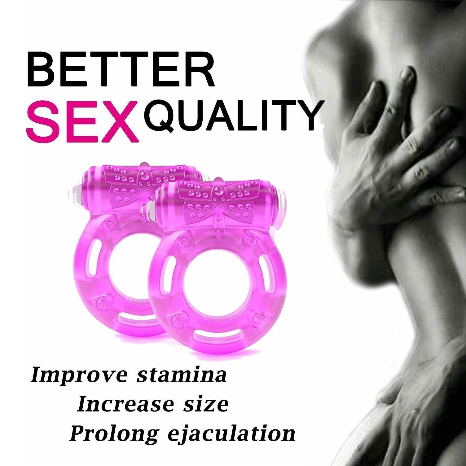 Sex Toys Vibrating Cock Ring Strong Penis Erect Male Masturbation Tools Penis Ring Clitoral Stimulator Erotic Accessories Shop