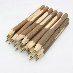 5 PCs/Pack Branch And Twig Wooden Graphite Pencils Personality Overvalue Art Work Crafts Gel Pens Stationary School Writing Tool
