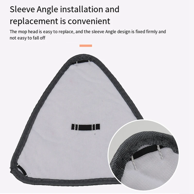 ممسحة القماش 10 قطعة مثلث ستوكات القماش ممسحة الغبار استبدال منصات الرأس الزجاج تنظيف ستوكات كنس الخرق الطابق
