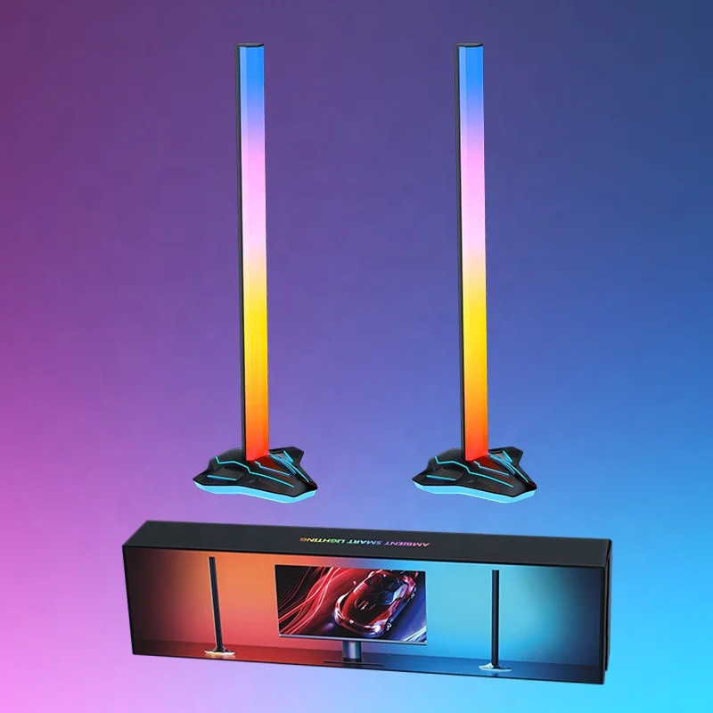 

Usb Powered Game Room Decorative Music Synchronization Rainbow Rhythm Environment Mood Smart Light Emitting Diode Desk Lamp Bar