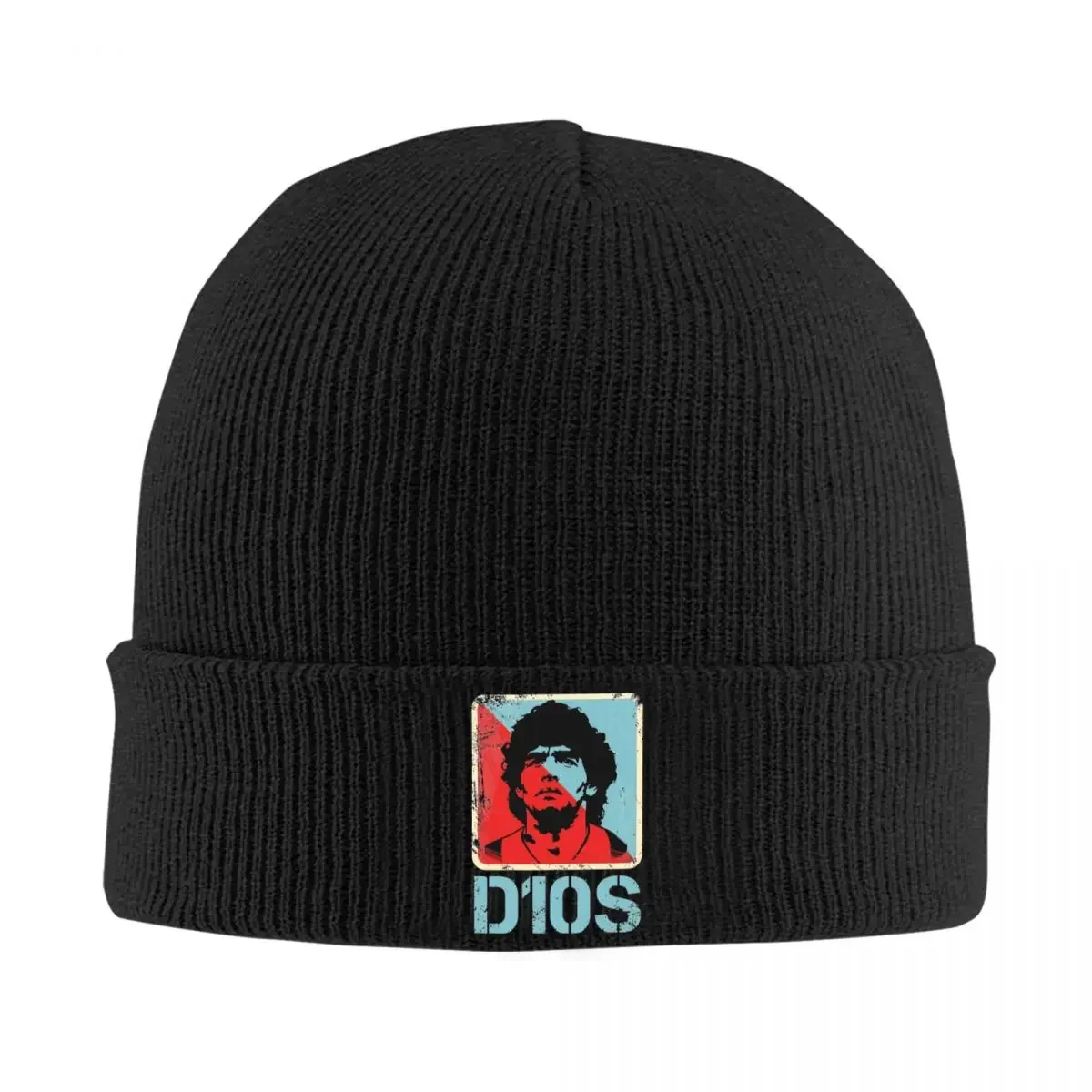 Argentina Football Legend Diego 10 Knitted Hat Women's Men's Beanies Winter Hat Hip Hop Cap