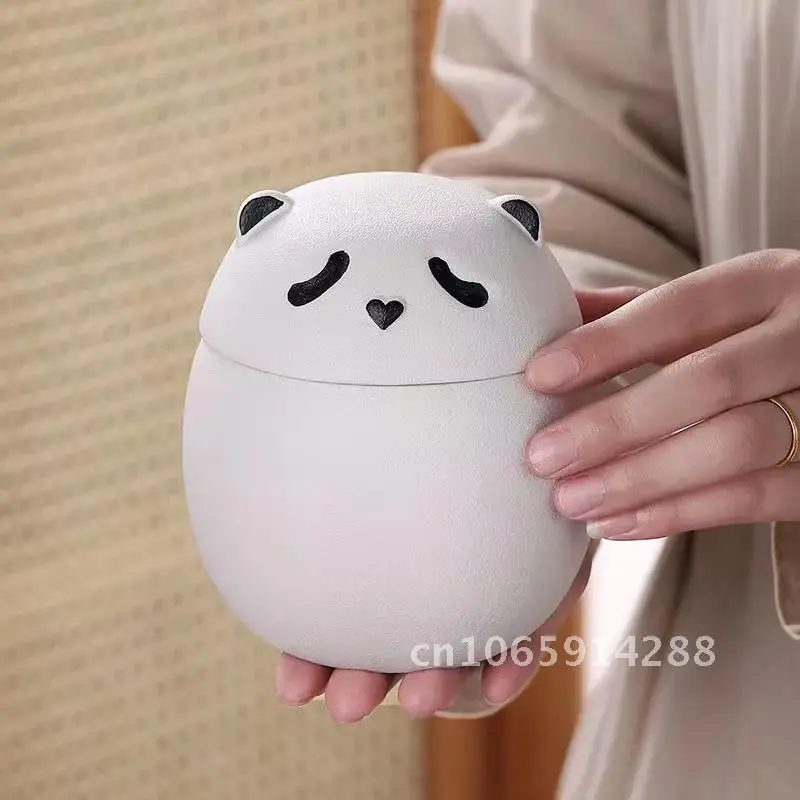 

Pet Dog Urn Ashes, Cremation Dog Shape Memorial 400ml Panda 170ml, Urn, Black, Handcrafted Dog Funeral Urns,
