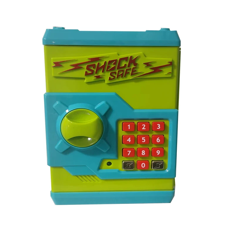 

Trick toy with electric shock password deposit box