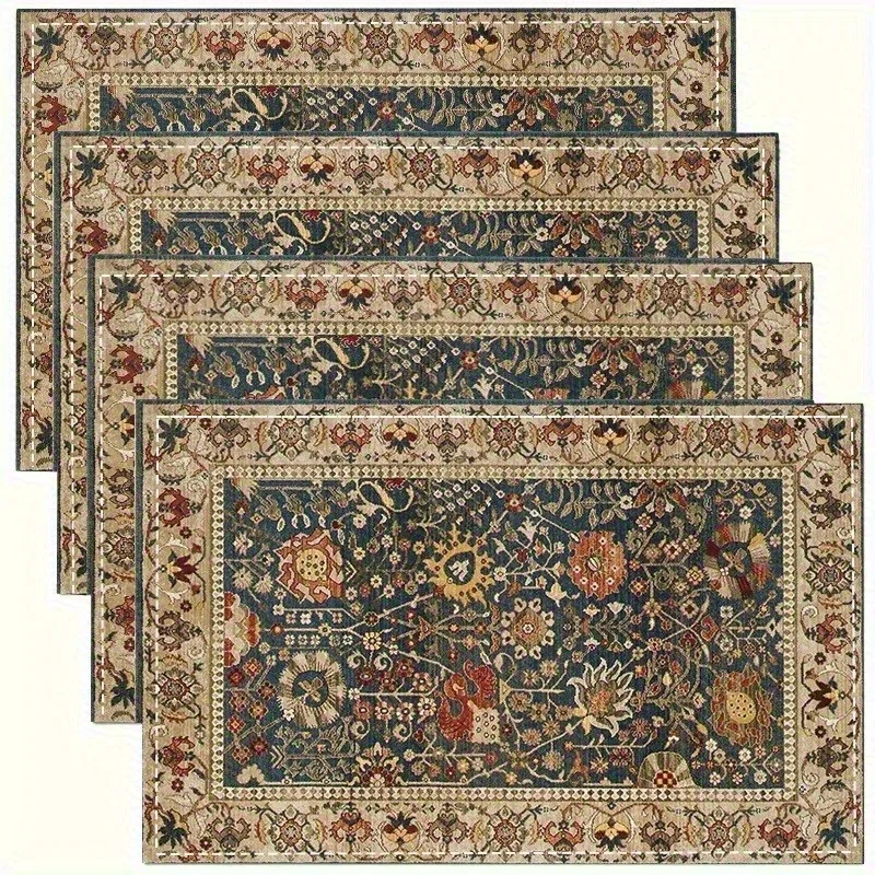 1-Piece Festive Print Placemat, Decorative Table Mat, Universal for Home Kitchen & Party