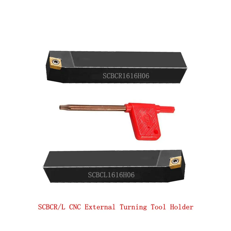 SCBCR2020K12 75 Degree CNC Lathe Tool Holder External Turning Tool Screw Type Carbide Insert Holder For Lathe Machine