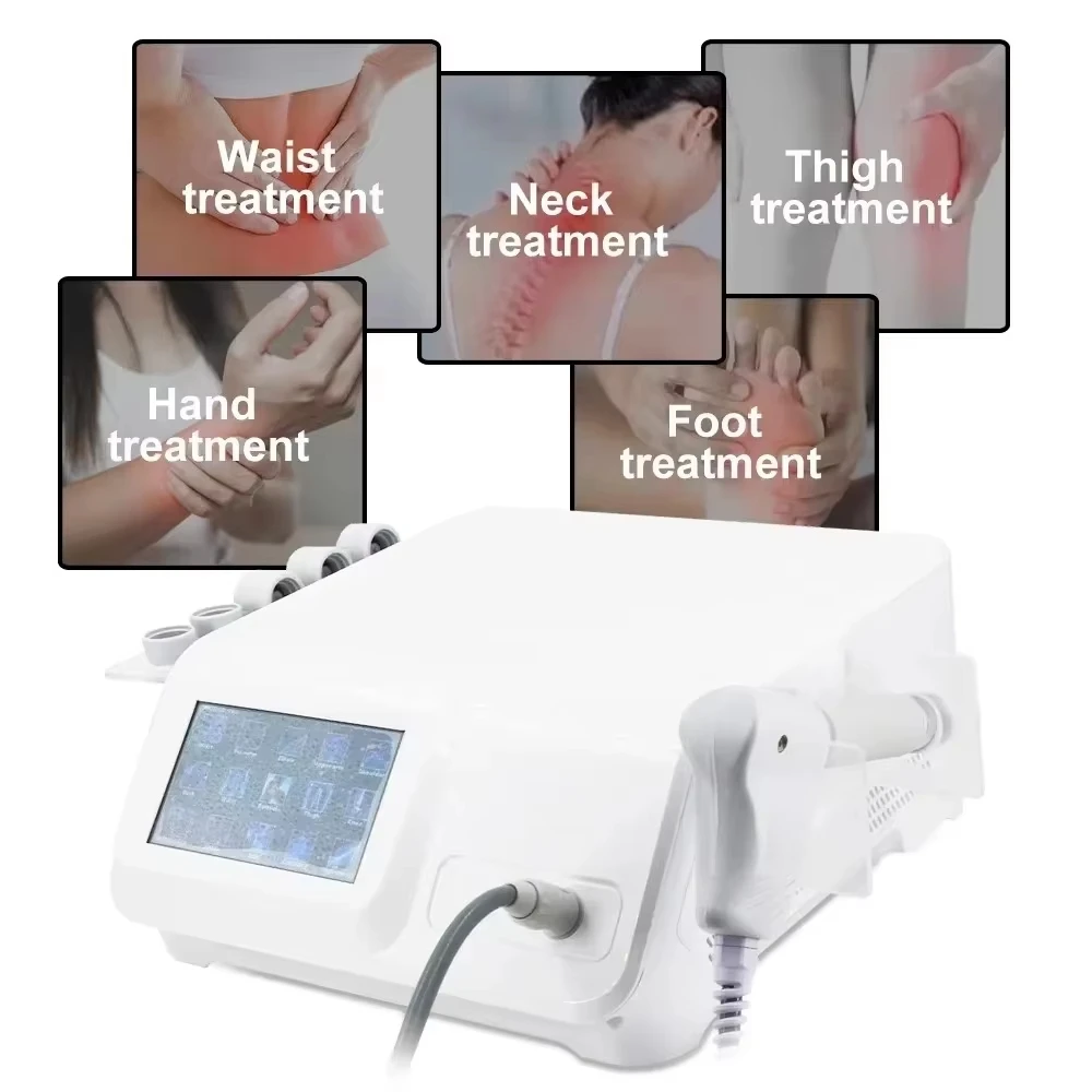 12bar Radial Shock Wave Therapy ED Treatment Pain-Point Soft Tissue Shoulder Massager High-precision Pneumatic Shockwave Machine