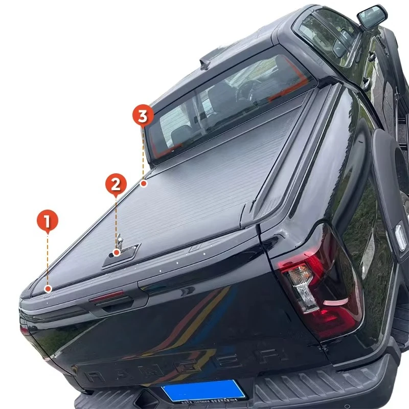 

Off-road Hard Type Aluminum Alloy Pickup Retractable Roll-Up Tonneau Cover 4x4 Pickup Truck Canopy For 2020 ISUZU DMAX