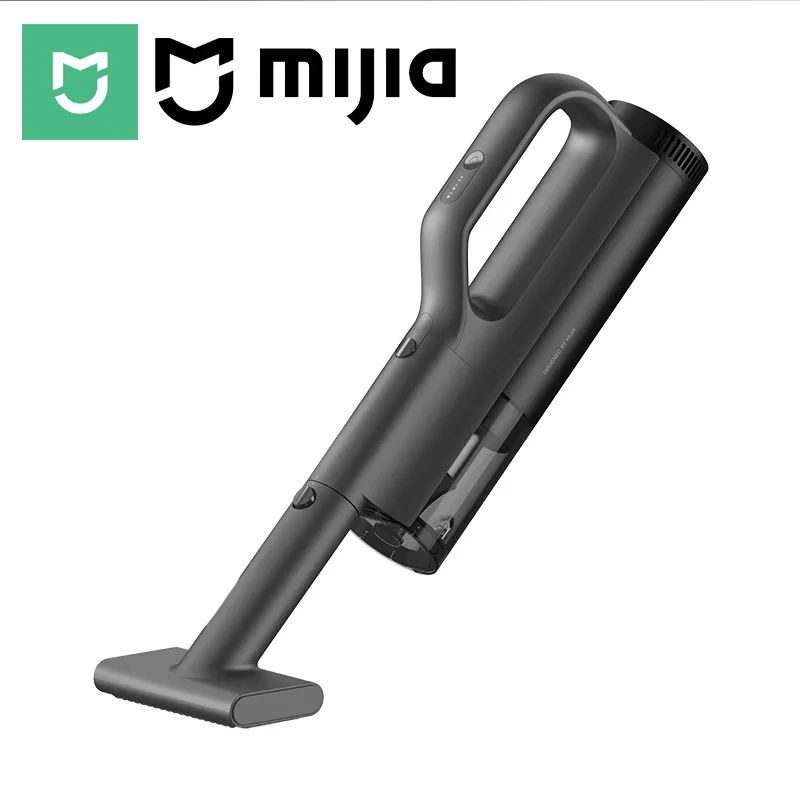 

Автомобильный пылесос MIJIA, мощность всасывания 21 кПа, быстрая зарядка Type-C, контейнер для пыли 150 мл, для дома, беспроводной, аккумулятор 2400 мАч