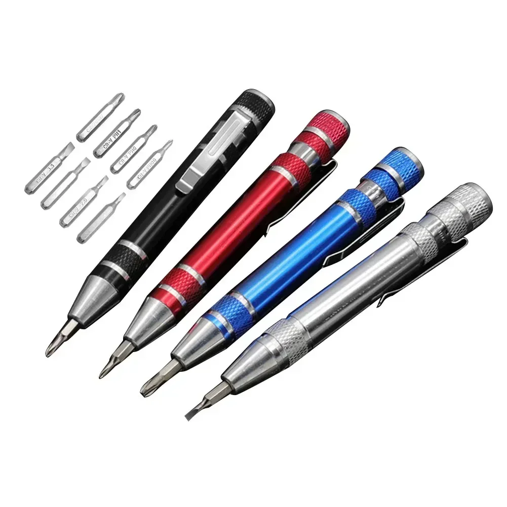 1set Multifunction Pocket Precision Mini Screwdriver Pen Mobile Phone Repair Hand Tools Kit Portable Screwdriver Set