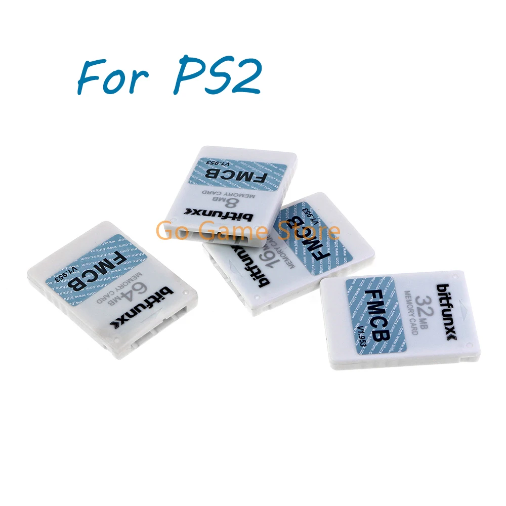 8pcs For PlayStation 2 McBoot V1.953 FMCB Memory Card 8MB 16MB 32MB 64MB for PS2 Game Console