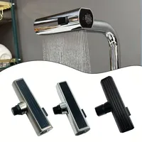 Kitchen Faucet 3-In-1 Pull-Out Faucet Waterfall Sprayer Head Sprayer Filter Diffuser Water Saving Nozzle Faucet Connector Mixer