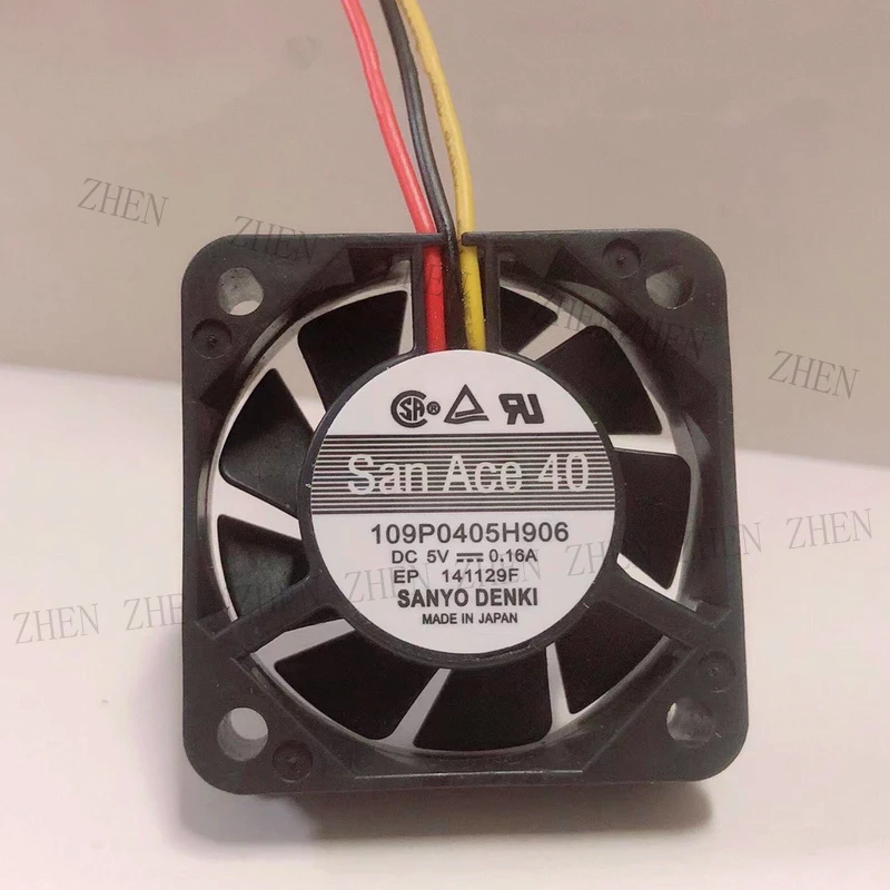 s-新しい-109p0405h906-dc5v-016a-4cm-3-線式ベアリングファン三洋電機用
