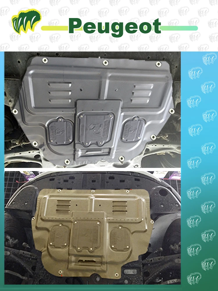 For Peugeot 408 4008 10 14 13 15 20 21 22 2023 Engine Chassis Shield Splash Bottom Protection Board Car Accessories Under Cover