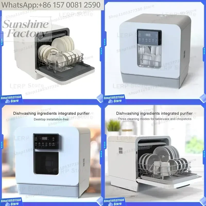 Home Smart Mini Dish Washing Machine OEM ODM Countertop Tabletop Small Mini Dishwasher Machine