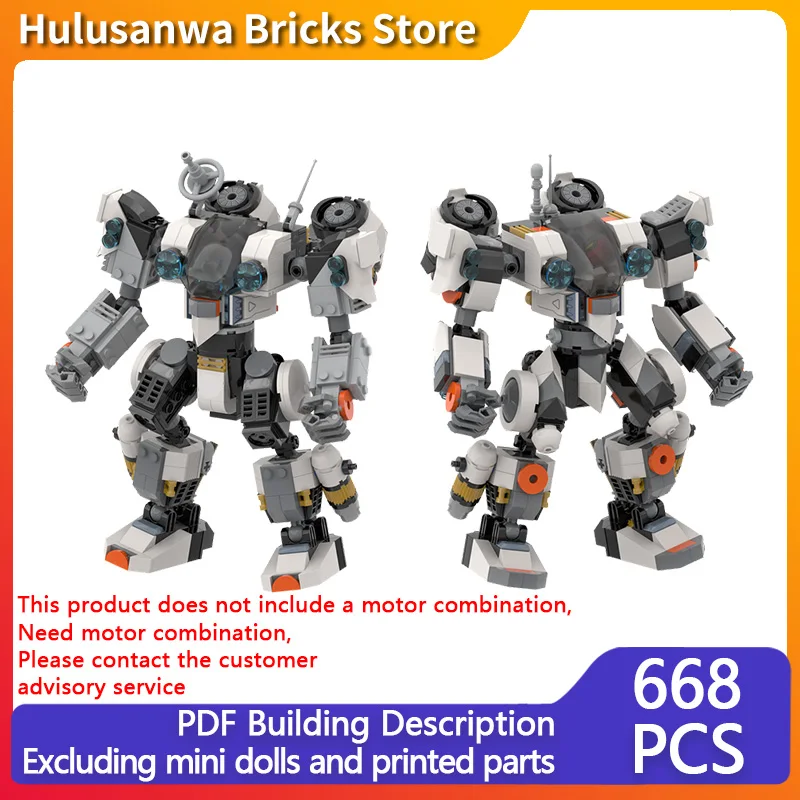 

Heavy Space Combat Mech Model MOC Building Bricks War Equipment Modular Technology Gifts Holiday Assemble Children Toys Suit