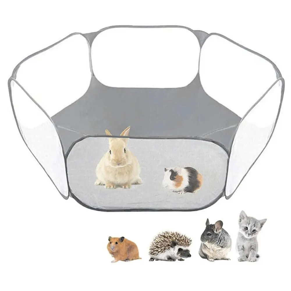 Piscine à balles pliable pour bébé, piscine à balles hexagonale durable, clôture grise pour animaux de compagnie, piscine de jeu intérieure portable pour tout-petits