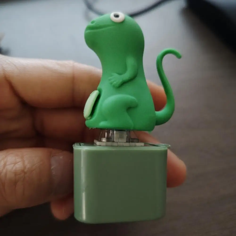 سحلية المفاتيح الصوت مضحك الحيوان المفاتيح لعبة قابلة للشحن الصحافة الصوت الضغط كيرينغ الصوت المفاتيح الملحقات