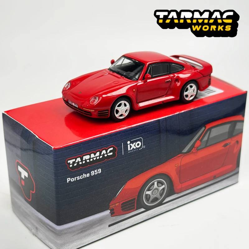Tarmac Works 1:64 TW Porsche 959 Red Chase alloy car model