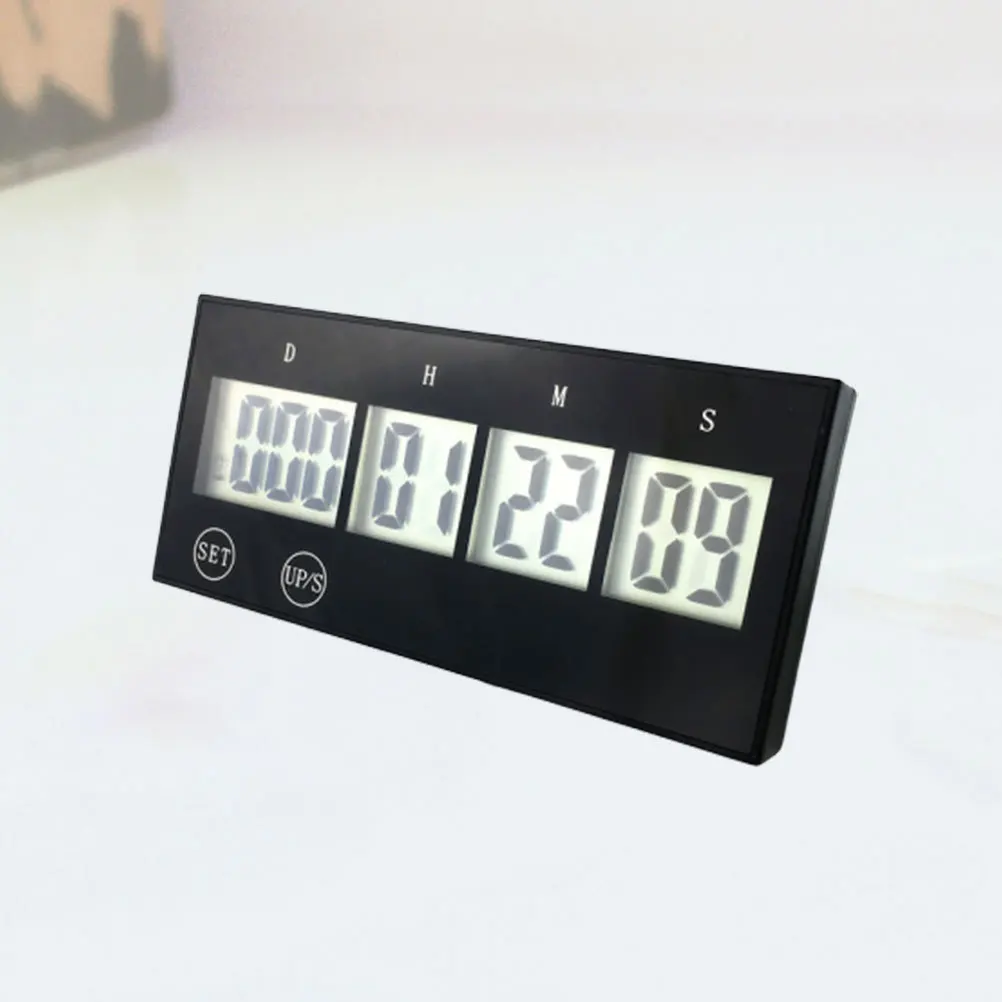 

School Examination Timer Wall Clock Black ABS Material Classroom Students Exam Countdown Timer Hanging Decoration