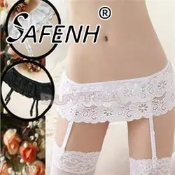 2017 New Personality Womens Sheer Garters Sexy Fashion Lace Garter Belt Suspender for Stockings