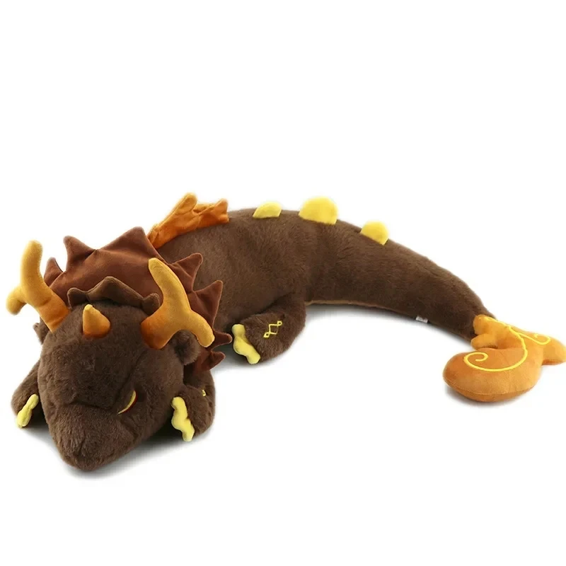 67cm Genshin Impact Plush Toy Game Zhong Li Morax Dragon Toy Soft Stuffed Plushie Doll Pillow Home Decor Children Christmas Gift