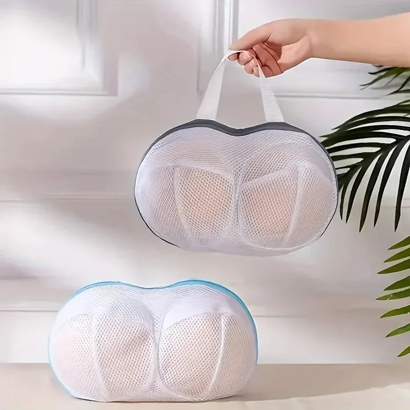 1PC Bra Laundry Bag Portable Foldable Lingerie Mesh Washing Bags Underwear Protection Wash Bra Bag Household Laundry Pouch New