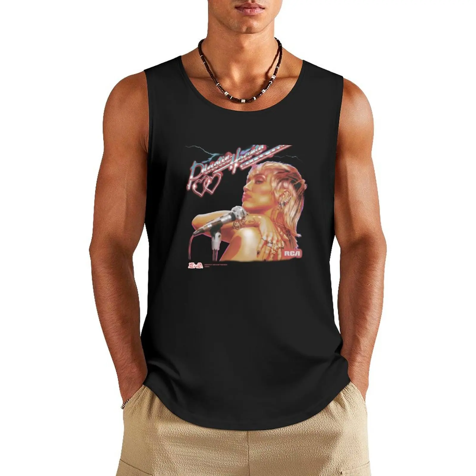 

Vintage Plastic Hearts Tank Top quick-drying t-shirt Men's clothing brands