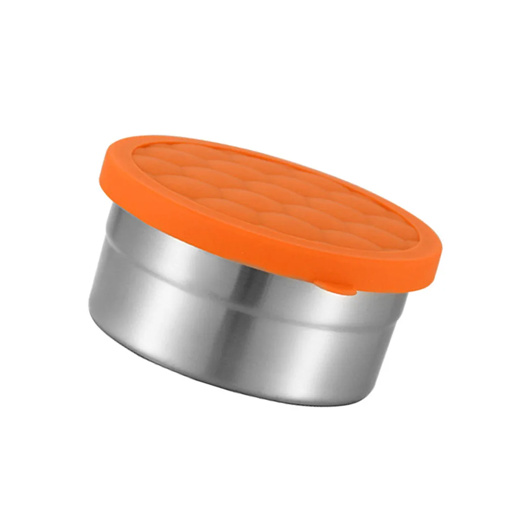 

304 Stainless Steel Airtight Food Container Lightweight Portable Lunch for Kids Outdoor Snacks Dustproof Storage Box for Office
