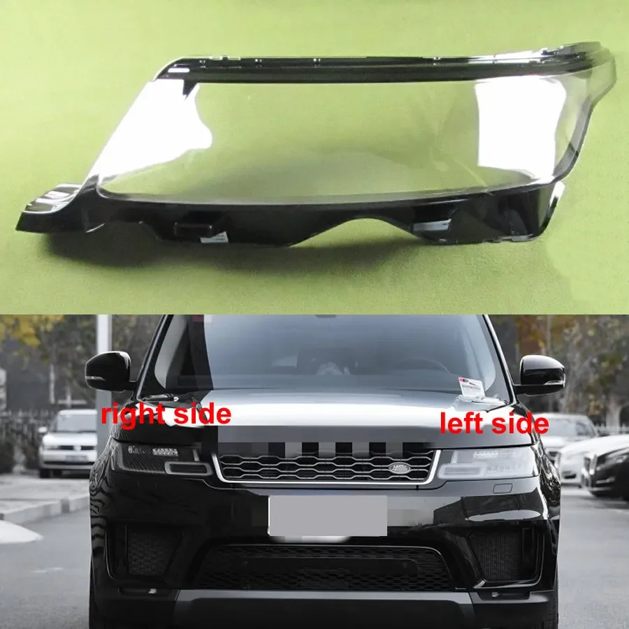 

For Land Rover Range Rover Sport Edition 2018 2019 2020 Headlight Cover Shade Lampshade Lens Headlamp Shell Plexiglass