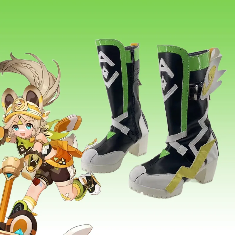 Kachina Genshin Impact Cosplay Kostüm Schuhe Requisiten Kachina Stiefel Halloween Karneval Niedlich