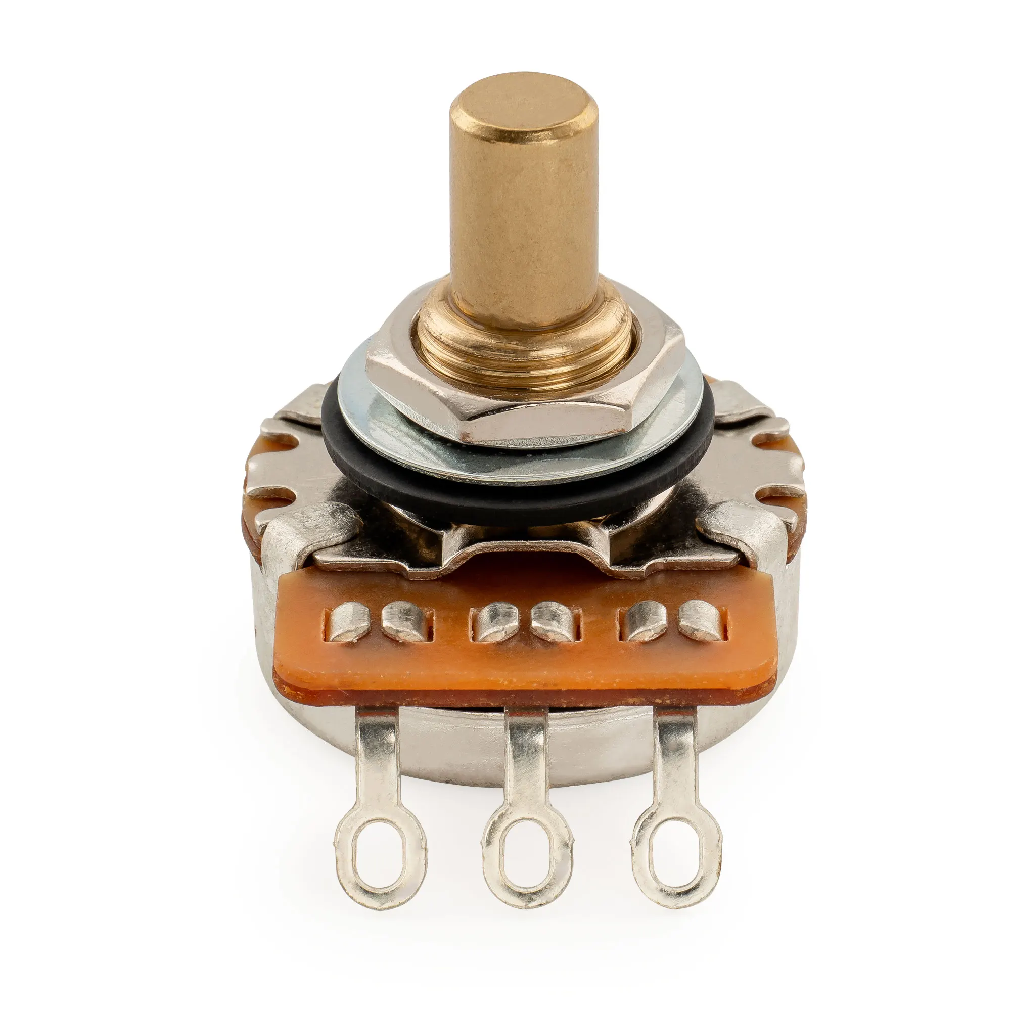 Musiclily Pro HD A250K/B250K/A500K/B500K/A1M/B1M Potentiometer aus Vollmessing mit Kurzem Schaft 1/4 Zoll Audio Linear-Taper-Potentiometer – Detail 21