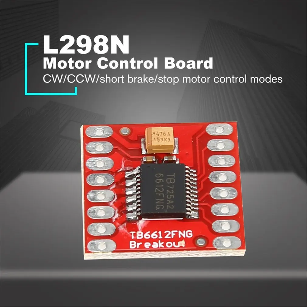

Hot TB6612FNG Module Dual DC Stepper Motor Control Drive Expansion Shield Board for Arduino Microcontroller Better than L298N