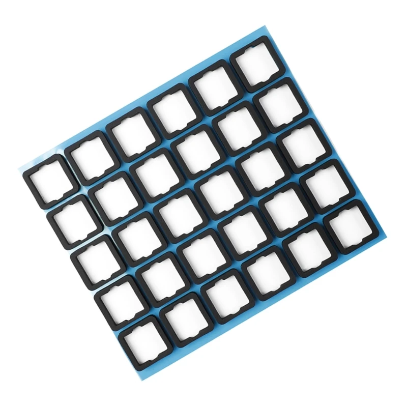 120pcs interruptores teclado amortecedores som 3.5mm teclado sanduíche algodão macio interruptores únicos silenciadores