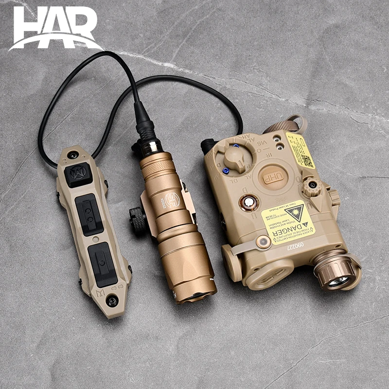 WADSN PEQ-15 Illuminator Box M600C Triple Control Rat Tail Tactical Light for Airsoft Hunting Outdoor Gear Accessories