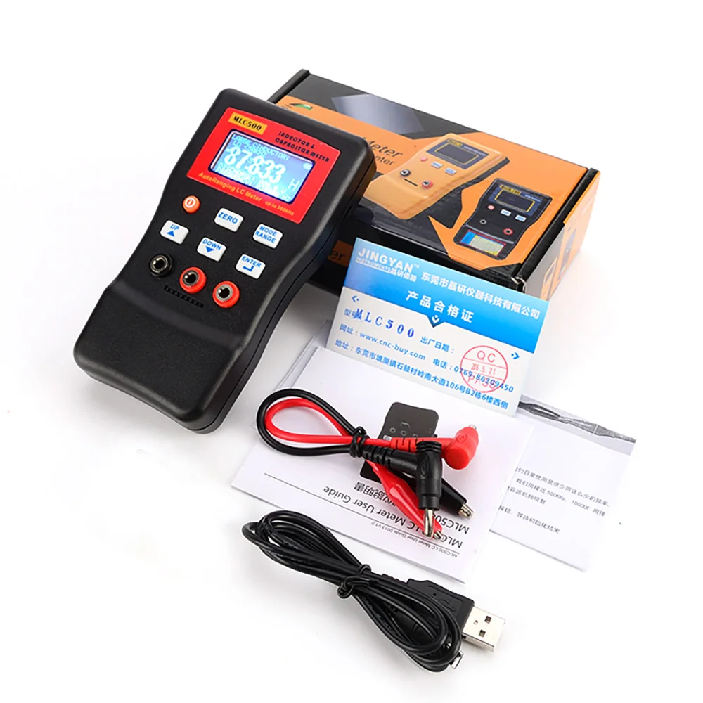 

MLC500 High Precision Multimeter LCD Display Anti Burn Digital Capacitance Tester Automatic Range Capacitance Inductance Meter