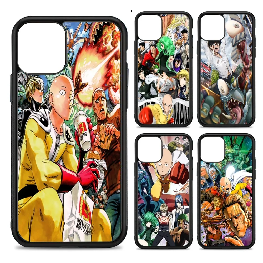 

One Punch Man Phone Case Silicone PC+TPU For For IPhone 11 12 13 14 15 16 Plus Pro Max Cover