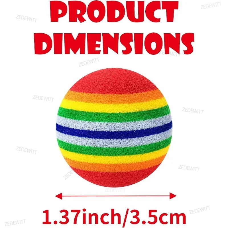 Safe Interactive Cat Toy Balls Soft Foam Ball for Indoor Cats Best Kitten Favorite Gift Chase Quiet Playing Cats Stuff Supplies