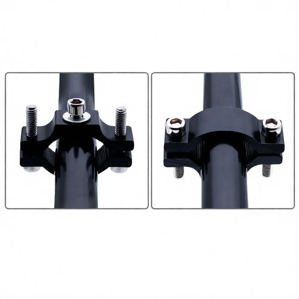 Sturdy Aluminum Alloy Clamp Mount For Motorcycle Spotlight LED Fog Light Bracket For Bike Bumper Shock Absorption Holders