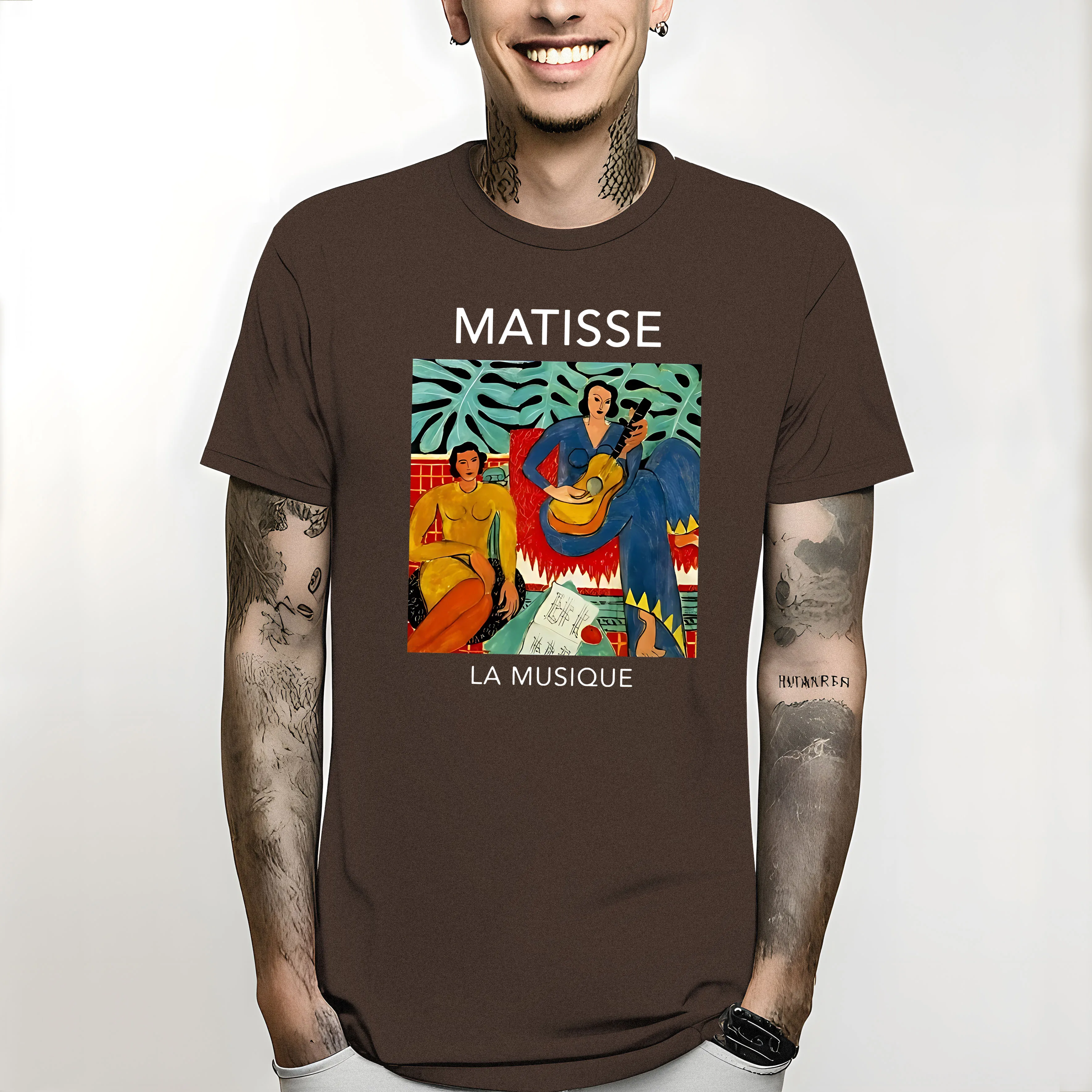 T shirt Matisse Painting oversized t shirt men clothing anime clothes manga Famous Painter Aesthetic Premium Eco friendly Tee