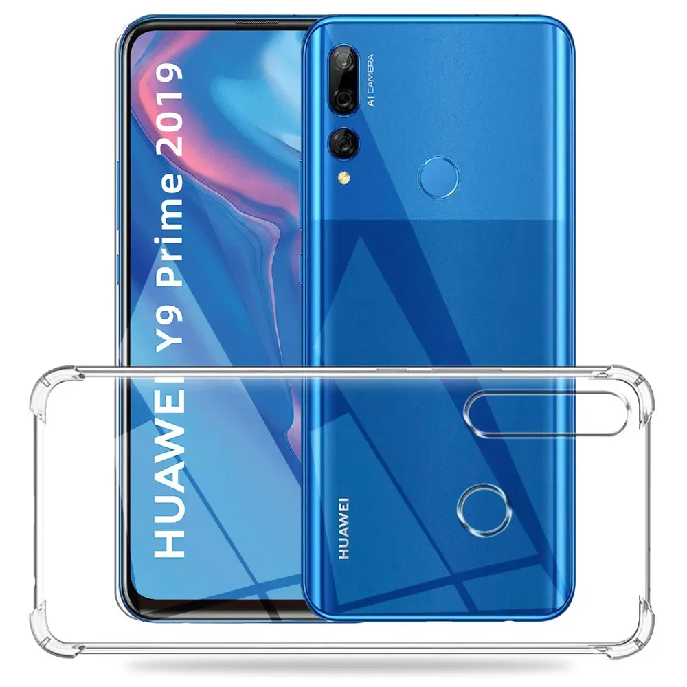 For Huawei Honor 9X Case Clear Shockproof Silicone Soft Cover Cases For Honor 9X STK-LX1 Coque For Honor 9X Transparent Fundas