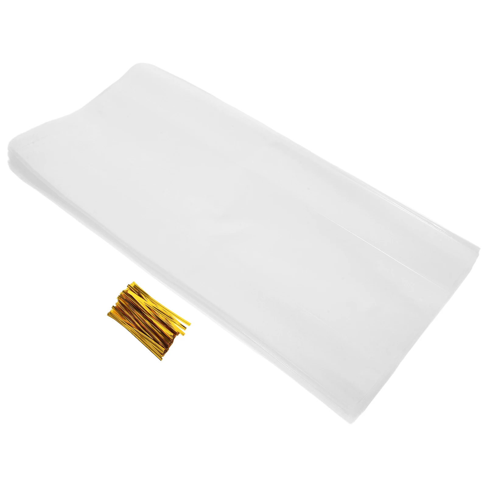 

60pcs Large Bread Bags Clear 46x20 5x10 5cm Thick Sturdy Ideal for Sourdough Toast Storage Packaging Bakery Goods