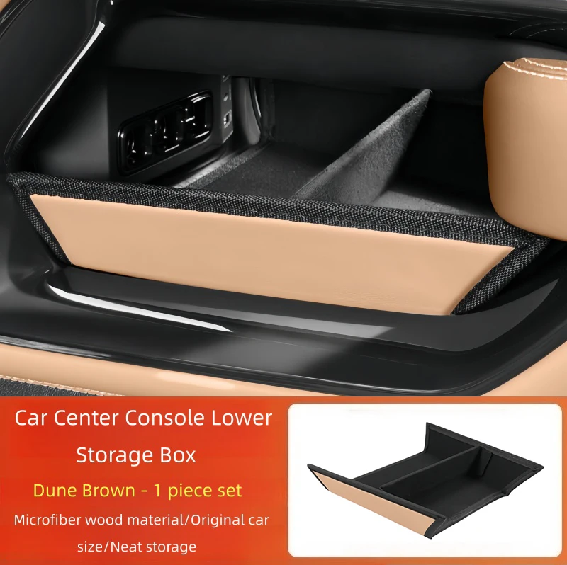 Modified High-sided Storage Box Car Interior Upgrade Parts Car Center Console Lower Storage Box Fit for BYD Leopard 5 2025