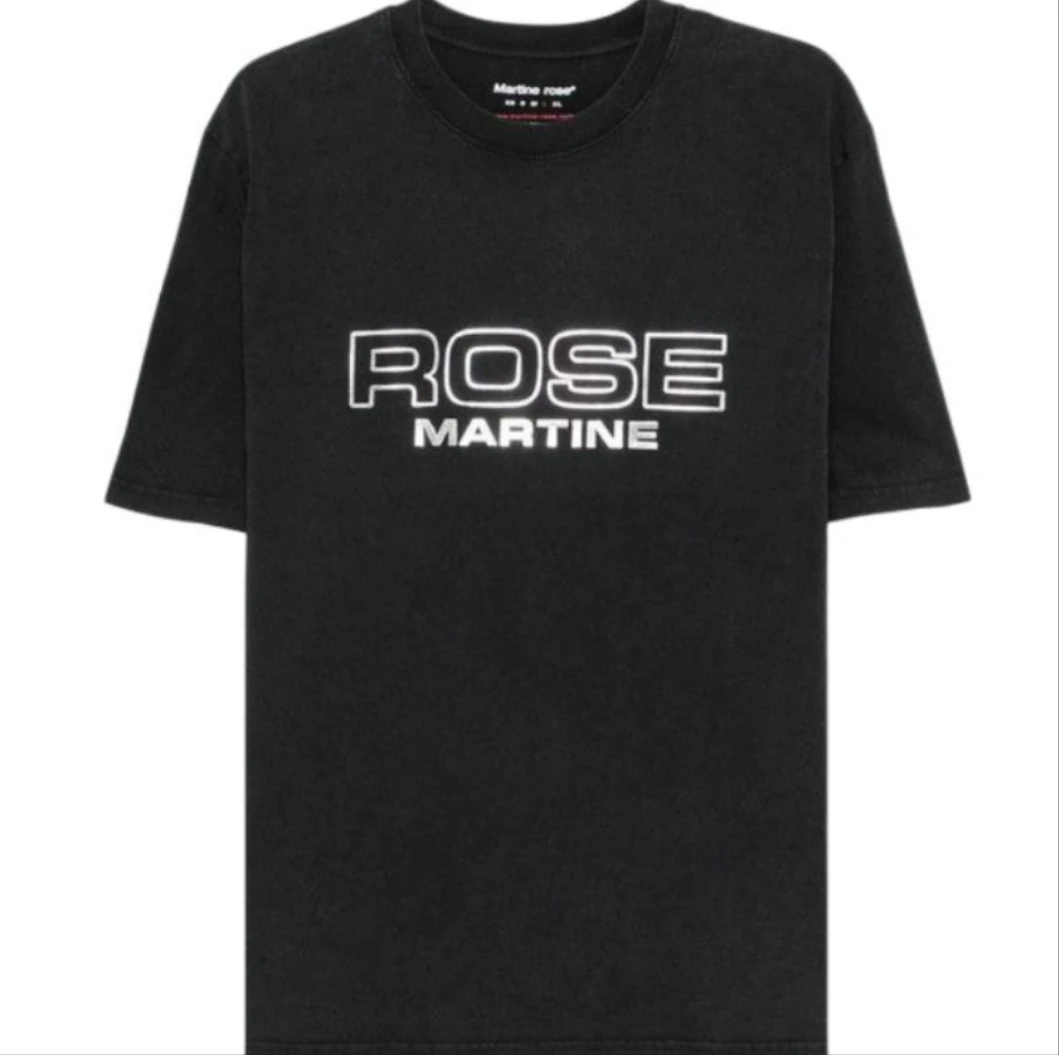 

Best Version Martine Rose Hot stamping Logo Printed Women Men Unisex T shirts tees Hiphop Oversized Men Cotton T shirt