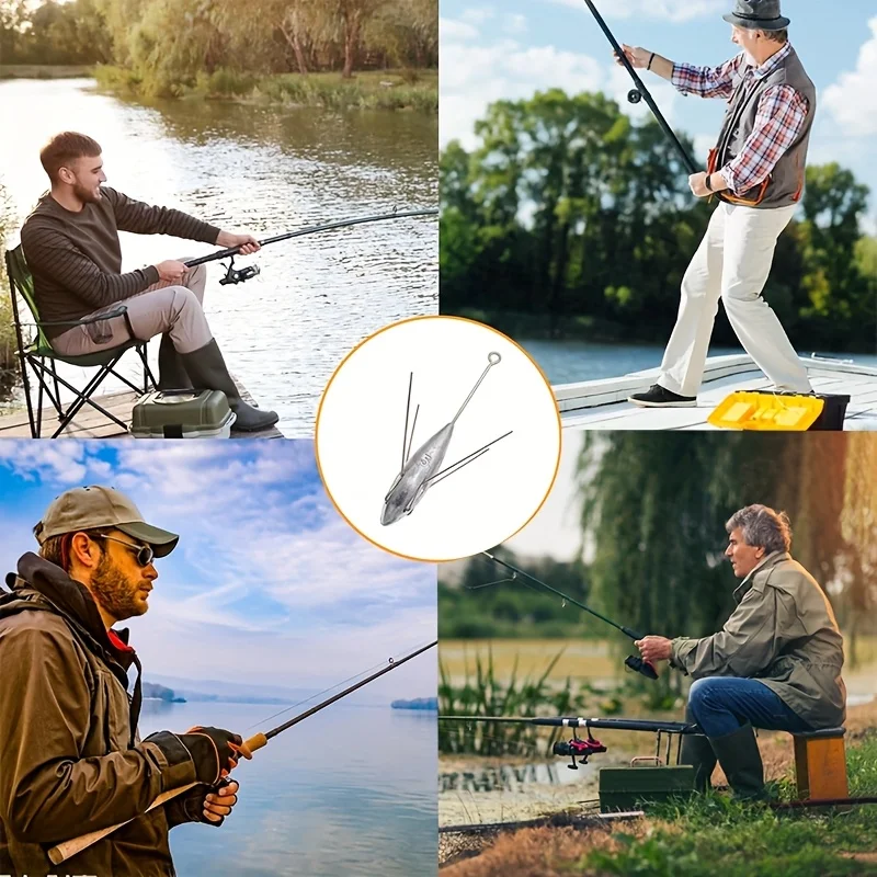 Sputnik Sinker Long Tail Angelgewichte Anti-Snag Surf Casting Spider Sinker für Süßwasser-Salzwasser-Ozean-Strandguss – Detail 7