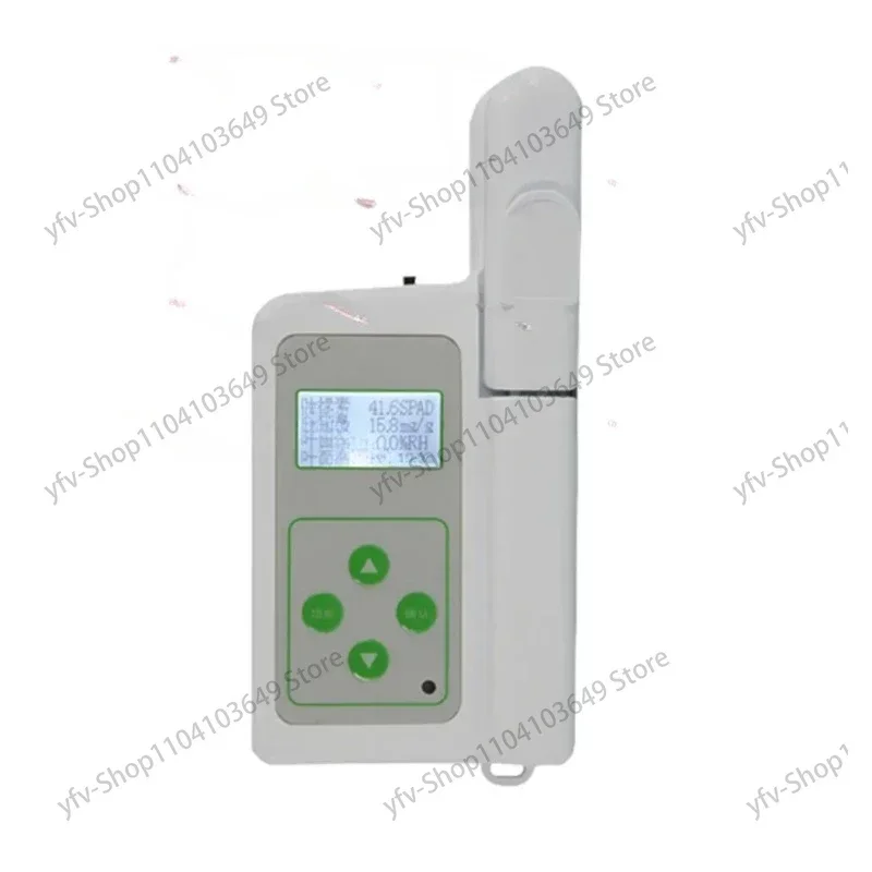 Portable handheld chlorophyll tester for measuring nitrogen content, temperature and humidity detection plant nutrition tester